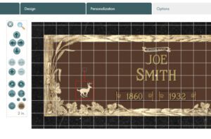 personalize your memorial customization