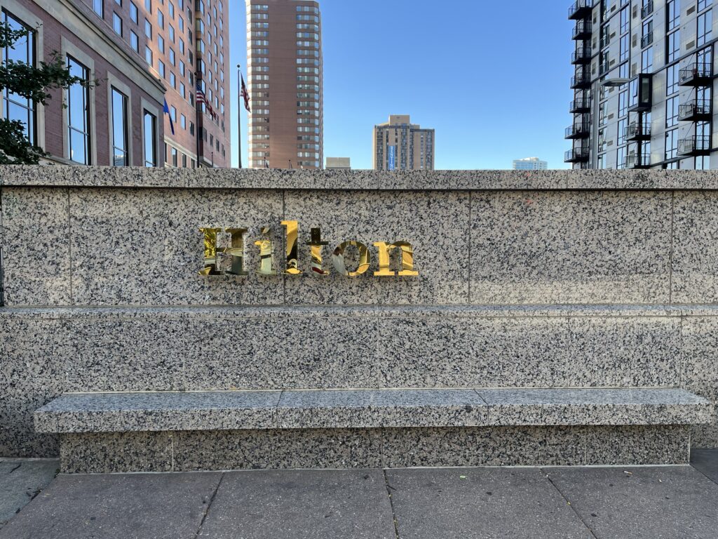 Hilton Hotel Entrance