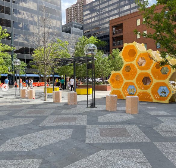16th Street Mall - Denver, CO - Coldspring Granite Tabstone Pavers