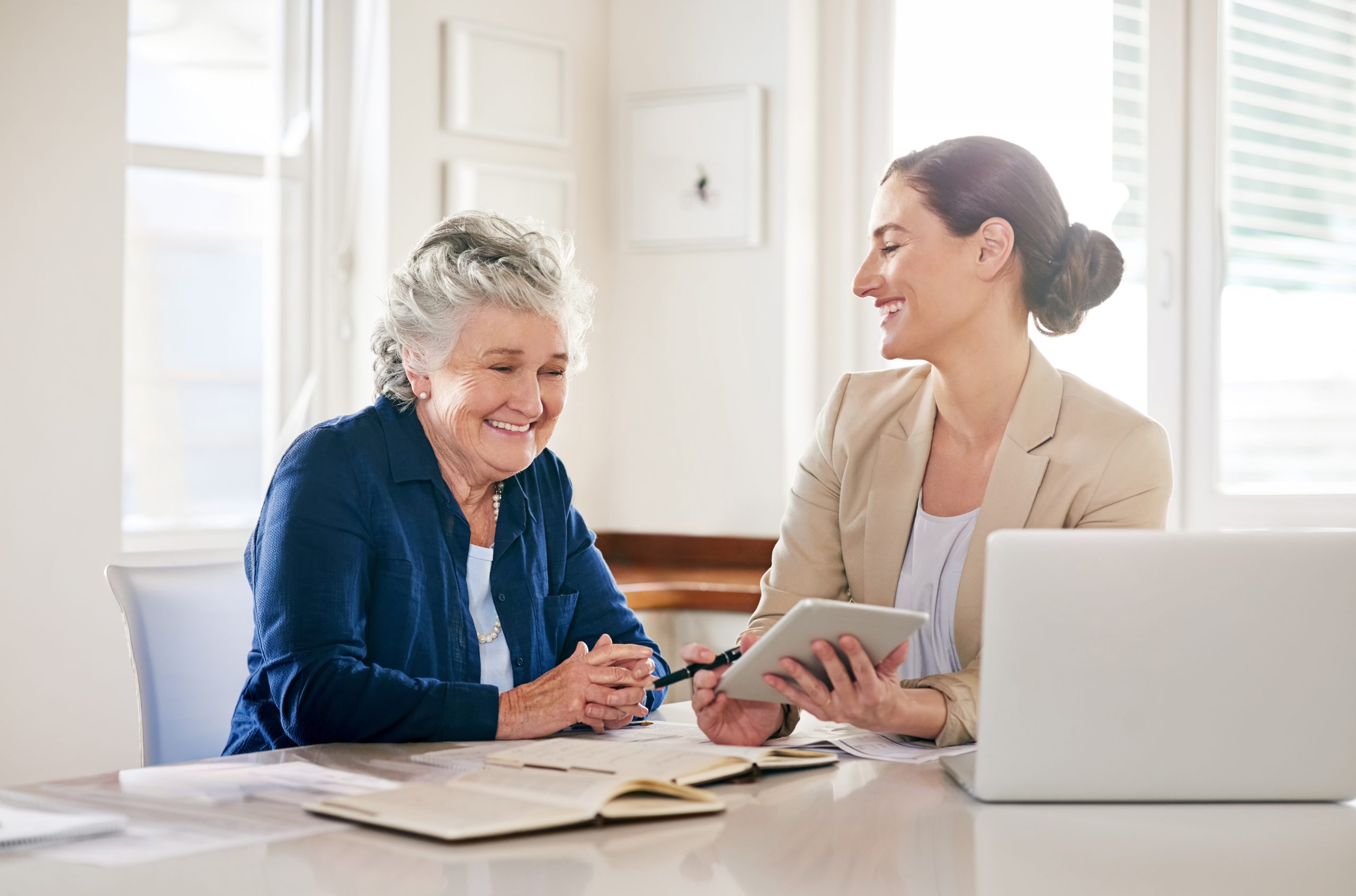 Cropped shot of a senior couple getting advice from their financial consultant.